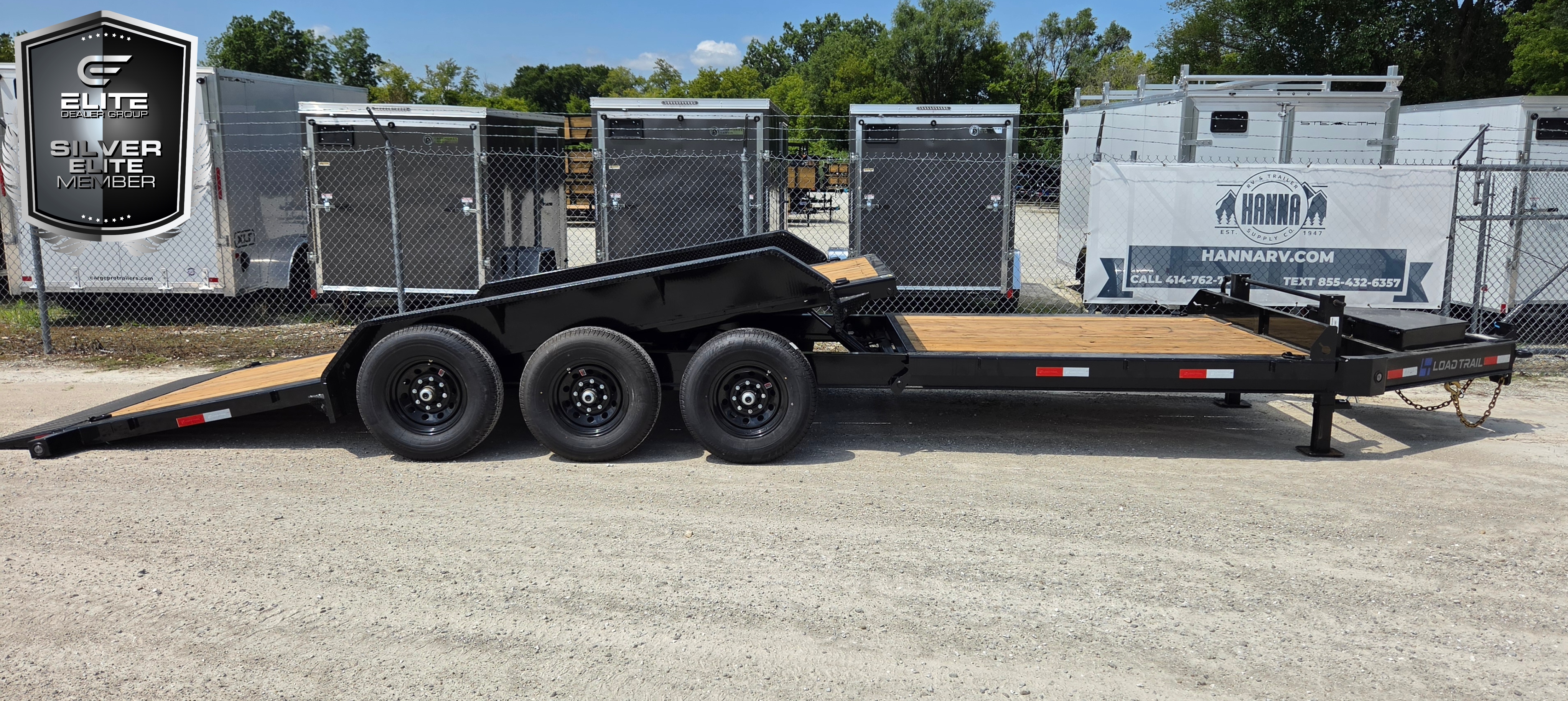 Load Trail 83 X 24 Tilt-N-Go Triple Axle 21,000 LB Tilt Deck Trailer I-Beam Frame